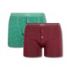 Le Patron Boxers 3 Pieces de Bicyclette bordeaux forest L