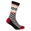 Le Patron Classic Jersey Peugeot Socks black ecru 35-38