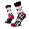 Le Patron Classic Jersey Peugeot Socks black ecru 39-42