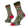 Le Patron Bicycle Socks army green 35-38